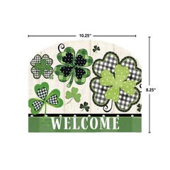 Briarwood Lane Patterned Shamrocks Acrylic Art Sign