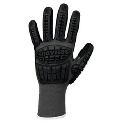 Ormadus Series 2016 Gray/Black Impact Protection Coated Glove 6-Pairs