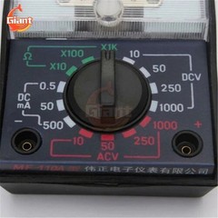 MF-110A AC/DC Analog Multimeter Needle Pointer Type Universal Voltmeter Ammeter