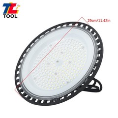 4 Pcs 18000LM UFO LED 150W High Bay Light Lighting Fixture With Hook Safety Rope