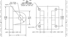 3/4″ bore Clevis Bracket BMP2-32, A-81-32(3/8-24 ) or A-81-32D( drilled hole)