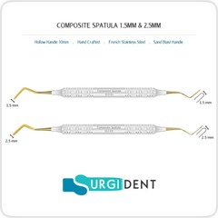 DENTAL HEIDEMANN COMPOSITE SPATULA 1.5 MM & 2.5 MM FILLING INSTRUMENTS