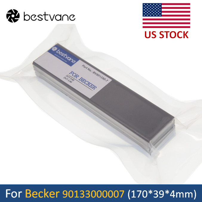 Carbon Vane 90133000007 WN124-034 for Becker Pump DVT3.60 DVT3.80 7 pcs