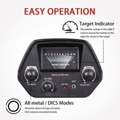 Waterproof LCD Metal Detector, Deep-Sensitive Search for Coins, Jewelry & Relics