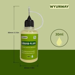 Liquid Soldering Flux for Electronics, No Clean Rosin Flux, Dropper Squeeze Bott