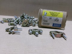 Arlington 720S Box of 25 1/2″ To 1″ Bare Wire Ground Clamp Pipe Range AK