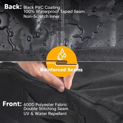 Outdoor Generator Cover 600D Oxford Fabric Waterproof UV Resistant Protection…