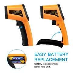 Kitchen Infrared Thermometer, -50°C to 400°C(-58°F to 752°F) Digital Laser Infra