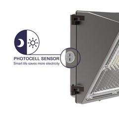 3Pack 120W LED Wall Pack Light Outdoor Commercial Industrial Security Lighting