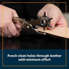 Weaver Leather Supply German Made Revolving Hole Punch Tool, Steel