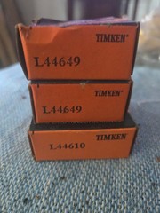 Timken (LOT Of 3). 1ea L44610 and 2ea L44649 NOS
