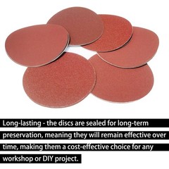 30 Pack 8″ PSA Sanding Discs Set – 5 Each of 80, 100, 120, 180,240, 400 Grit…
