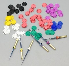 500pcs Dental Endo File Stoppers Root Canal Rotary File Flower Disinfection