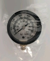 Pressure Gauge 0-100 psi (700 kPa) With 1/8 NPT Connection. Ametek USG, New…