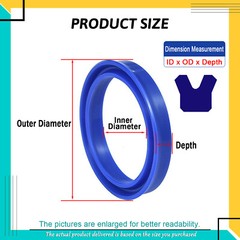 U-Cup UN/UHS/UNS Type Piston Seal Cylinder Jack/Hydraulic Rod PU Seal Ring