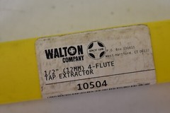 Walton 4 Flute Tap Extractor 1/2″ 12mm 10504 For Tape Sizes 1/2″ Genuine OEM