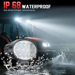 6.5” Oval LED work Light Flood Tractor Lamp for Deere 7020-7030, 8030T