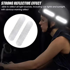 80pcs Waterproof Reflective Warning Stickers High Visibility Safety Tape – NEW