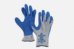Showa ATLAS Fit 300 Latex Palm-Dipped Blue Rubber Work Gloves, 48-Pairs /…
