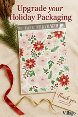 Festive Floral Poly Mailers 10×13 Self-Seal Shipping Bags, Waterproof Mailers