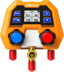 Elitech Digital Manifold Gauge for HVAC, Refrigeration & AC Systems – Support…