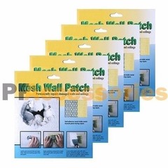 5 Pcs 4″ x 4″ inch Adhesive Mesh Wall Repair Patch for Damaged Drywall Ceiling