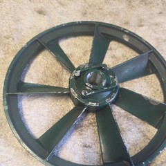 ROLAIR #31007280CH Aluminum Flywheel Pulley K17, K18 Pump Models