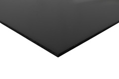BuyPlastic Black Polycarbonate Plastic Sheet 1/8″ x 24″ x 36″ , Lexan panel