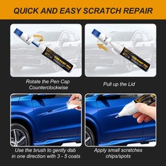 Nissan Black Obsidian Touch Up Paint Kit for Car Scratch Repair & Chips