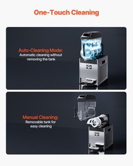 Uimoso 12L Commercial Frozen Drink Machine for Slushies and Smoothies