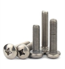 M1 M1.4 M1.6 M2 M2.5 M3 M4 M5 M6 Titanium Phillips Cross Pan Head Machine Screws