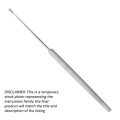 Shapleigh Ear Curette, 6″, Serrated Loop, Small (2.0 x 4.5 mm), Premium