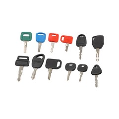 41 Heavy Equipment Keys for Case Cat Komatsu JCB Kubota Bobcat Volvo Doosan JLG