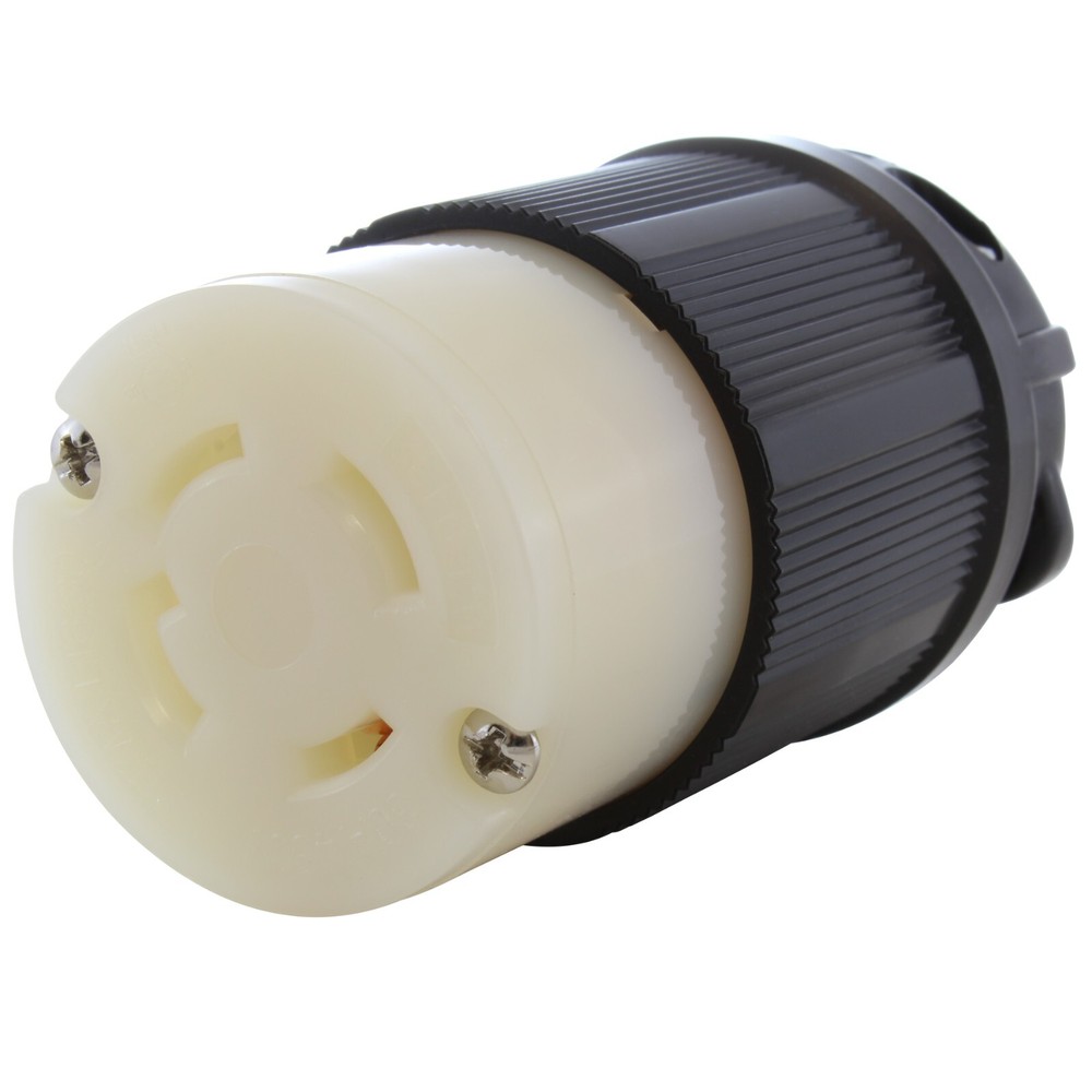 30A 480V NEMA L16-30R 4-Prong Locking Female Connector Assembly by AC WORKS®