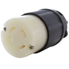 30A 480V NEMA L16-30R 4-Prong Locking Female Connector Assembly by AC WORKS®