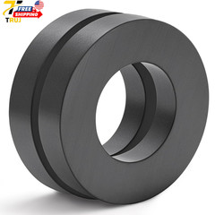Large Magnet Grade 10 Big Magnets Heavy Duty OD60 x ID32 x 10mm Strong Round (2)