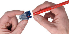 2.0 Mm Sharpener for Graphite or Color Leads, Self-Contained Shavings, Portable