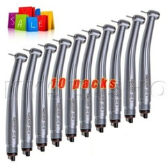 10 X SANDENT NSK PANA MAX Style Dental High Speed Handpiece Push Button 4 Hole