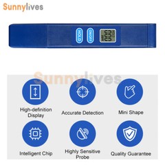 Portable TDS Meter Test Water Quality Test Pen LCD Display TDS Tester 0-9990ppm