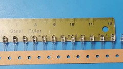 1000 PCS , LED 5mm, 5V, 25mA Clear , MARKTECH LC503PBL1-30P ,Ultra Bright Blue