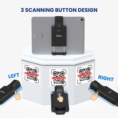 Eyoyo Mini 2D QR Code Wireless Bluetooth Barcode Scanner for Android IOS Phone