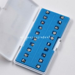 20 Pcs/Set Dental Orthodontic Self-ligating Brackets Roth 022 345 Hook With Tool