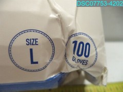 QTY=1000: Bluzen Nitrile Gloves, 4 Mil, Blue, Large 810676032072
