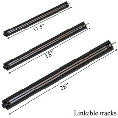 5pcs Mini Showcase LED Spot light + linkable Track + UL Power for Retail Trades