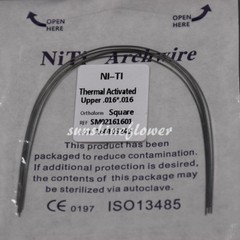 Dental Orthodonic Niti Heat Thermal Activated Rectangular Ovoid/Square/Natural