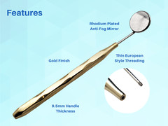 Dental Mirror Golden Set of 5 ARTMAN INSTRUMENTS