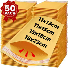 Kraft Paper Bubble Envelopes Bags Self Seal Adhesive Padded Bubble Mailers Shock