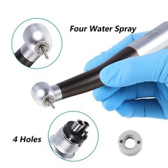 SKYSEA Dental High Speed Turbine Handpiece Push Four Spray Large Head 4Hole st