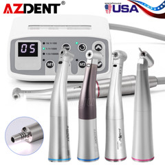 AZDENT motor electrico dental pieza de mano LED 1:5/1:1/1:4.2 contra angulo USA