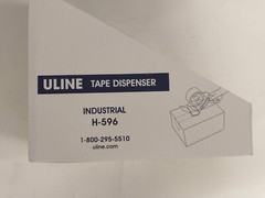 Uline H-596 Industrial Side Loader Hand-held Tape Dispenser – 3″